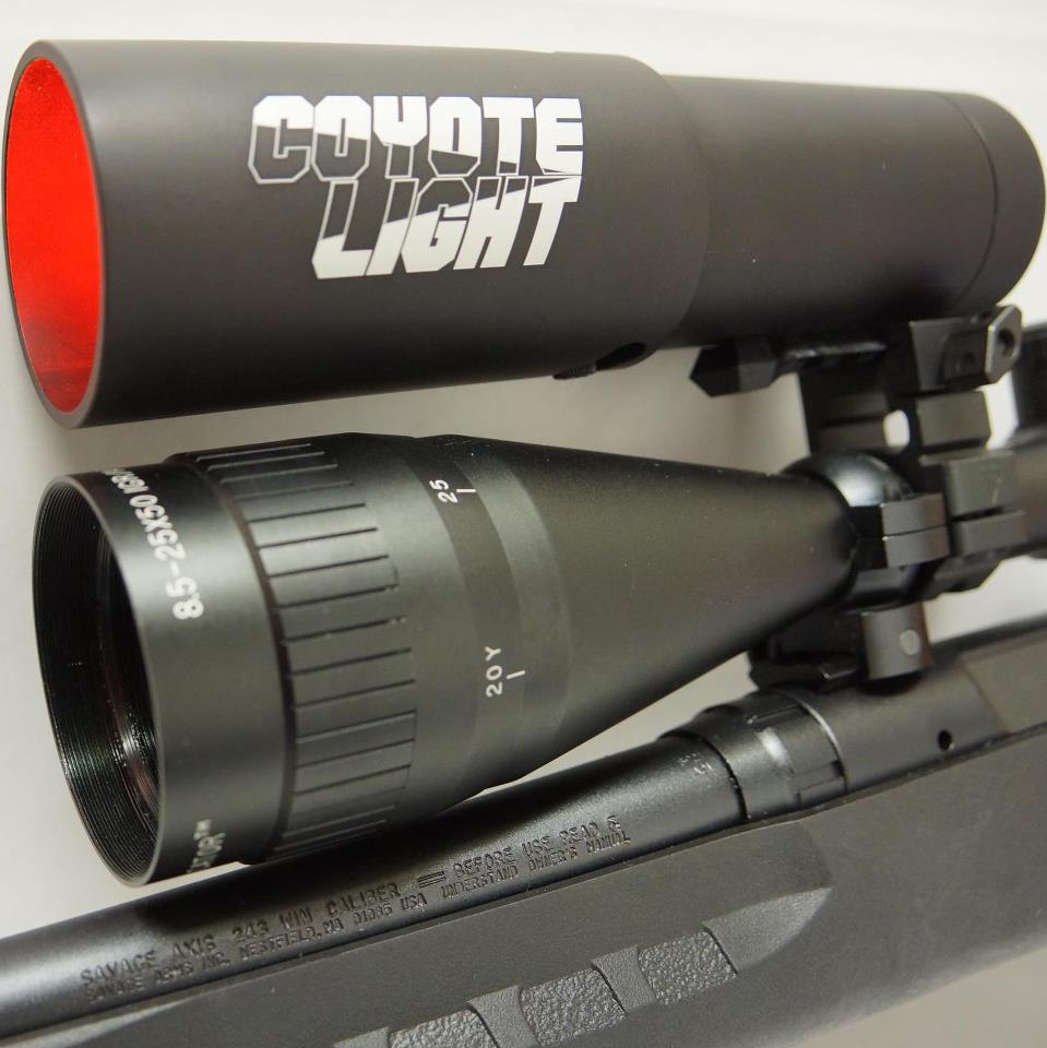 CoyoteLight TipsAndTechniquesBlog ScopeMountPic Tips and Techniques for Hunting Coyotes at Night